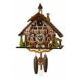 thumbnail image 1 of Cuckoo Clock Black Forest House with Movable Wood Chipper, 1 of 1