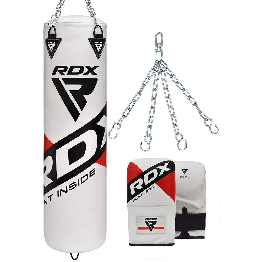 RDX Punching Bag for Boxing Training, 4ft 5ft Unfilled Heavy Bag Set