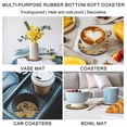 thumbnail image 5 of Construction Truck Coasters Set of 2, Absorbent Coasters for Drinks, Cartoon Grips and Bulldozers Turmeric Coaster for Desk Coffee Table Protection, Home Decor House Warming Gifts 4", 5 of 8