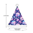 thumbnail image 3 of Bingfone colorful Skull mushroom rainbow Santa Hat for Adults,Unisex Christmas Hat Hats Extra Thicken Classic Plush for Christmas New Year Festive Holiday, 3 of 6