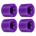 thumbnail image 1 of Unique Bargains Roues de Longboard 60mm Roues de Planche à Roulettes Roues de Rue pour Skateboards Roues de Cruiser 78A, Violet 4 Pack, 1 of 4