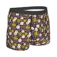 thumbnail image 3 of Balery Flowers Daisy Men's Boxer Briefs, Soft and Breathable Cotton Underwear with nylon Waistband-Medium, 3 of 9