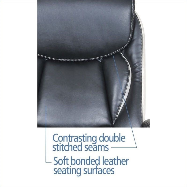 Serta Smart Layers Executive Office Chair Tranquility Walmart Com Walmart Com