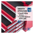 thumbnail image 2 of JET PRO Series Mechanic's Chest - Heavy Duty Tool Box Storage Cabinet with Lock Key, 6 Drawers & Top Tray - 26 x 18 Inch, 2 of 8