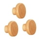 thumbnail image 1 of Ganchos para abrigos de madera de 3 piezas, perchero Circular para ropa, colgador decorativo, ganchos de pared redondos organizadores, soporte para co 5 cm de diámetro, 1 of 8