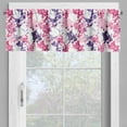 thumbnail image 4 of Ambesonne Abstract Valance & Curtain, Paint Stains, 55"x45", Pink Purple White, 4 of 6