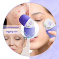 thumbnail image 3 of Face Ice Roller, Face Ice Mold Holder, Reusable Silicone Facial Ice Cube, Massage Icing Tools, Soothe Skin & Shrink Pores & Relieve Eye Puffiness (Wit, 3 of 5