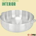 thumbnail image 6 of ALUMINUM CALDERO STOCK POT by Chef Pro, Durable Aluminum, Superior Cooking Performance for Even Heat Distribution, Perfect For Serving Large/Small Groups, Riveted Handles, Commercial Grade, 5.1 Quart, 6 of 7