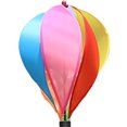 thumbnail image 3 of Globo Aerostático Arcoíris Con Lentejuelas Giratorias Que Giran Y Molino Viento Colores Al Aire Libre Del Molino Viento Del Jardín (tela Colores) [los Colores Las Serpentinas Se Envían Al Azar], 3 of 9