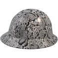 thumbnail image 3 of Snakeskin White Hydro Dipped Hard Hats Full Brim Style, 3 of 5