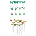thumbnail image 1 of 24x Jardinera de Jardín Estacas Coloridas de Mariposa Caprichosa Bonsai Flor de Decoraciones Verde Amarillo Sunnimix Decoración de arte de patio al aire libre, 1 of 8