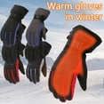 thumbnail image 3 of OAVQHLG3B Gloves Winter Skiing Men's Gloves Mountaineering Riding Warmth Waterproof And Velvet, 3 of 3