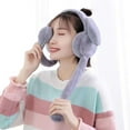 thumbnail image 4 of Clearance! Lisingtool Earmuffs Unisex Ear Moving Bunny Ear Cute Rabbit Warmers Winters/Outdoor Ear Up Headbands Earmuffs Grey Promotion Sale, 4 of 5