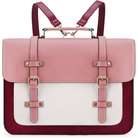 Laptop Bag for Women Vegan Leather Messenger Bag Fashion Briefcase Computer Satchel Bag