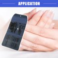 thumbnail image 2 of Vocoste 16 Pcs Manicure Set with Blue PU Leather Case, Stainless Steel Pedicure Set, Nail Clippers Scissors Black, 2 of 7
