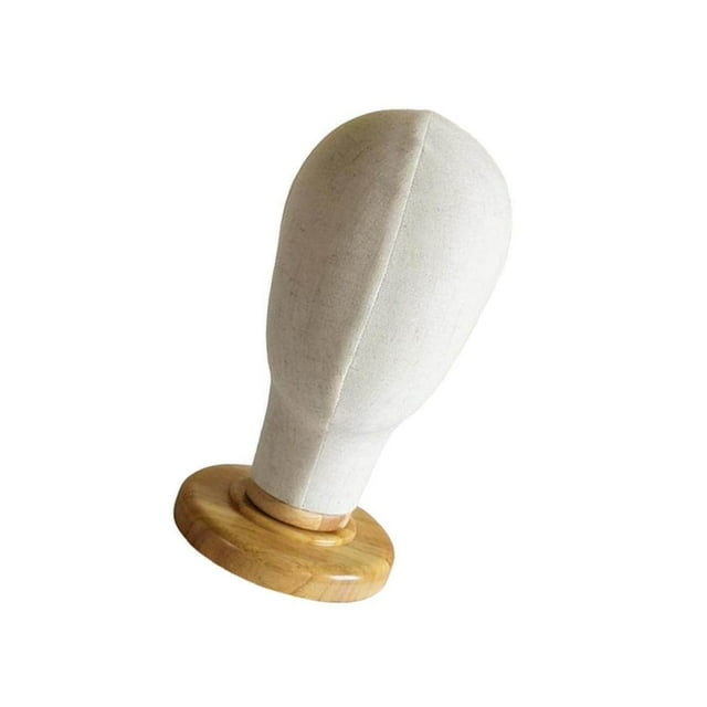 Xingzhi Support de Chapeau Mannequin en Toile pour Fabrication de Perruques Modèle 01