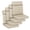 Khaki, variant on Aoodor 4Pcs Outdoor Dining Chair Cushion Set, 37” x 20” x 2.8”, Gray