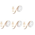 thumbnail image 4 of Set of 4 Pull Flower Decor for Car Waistline Stickers and Decals Golden, 4 of 8