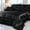 Black, variant on Navy Blue Satin Ruffle Comforter Set King Size 8 Piece Bed in a Bag with Sheet Set Smooth Silk Like Bedding Set Elegant Luxury Silky Comforter for All Season