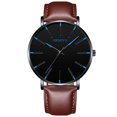 thumbnail image 2 of PPgejGEK Watches for Women Couple Men and Women Fashion Thin Watches Business Stainless Steel Mesh Quartz Watch, 2 of 2