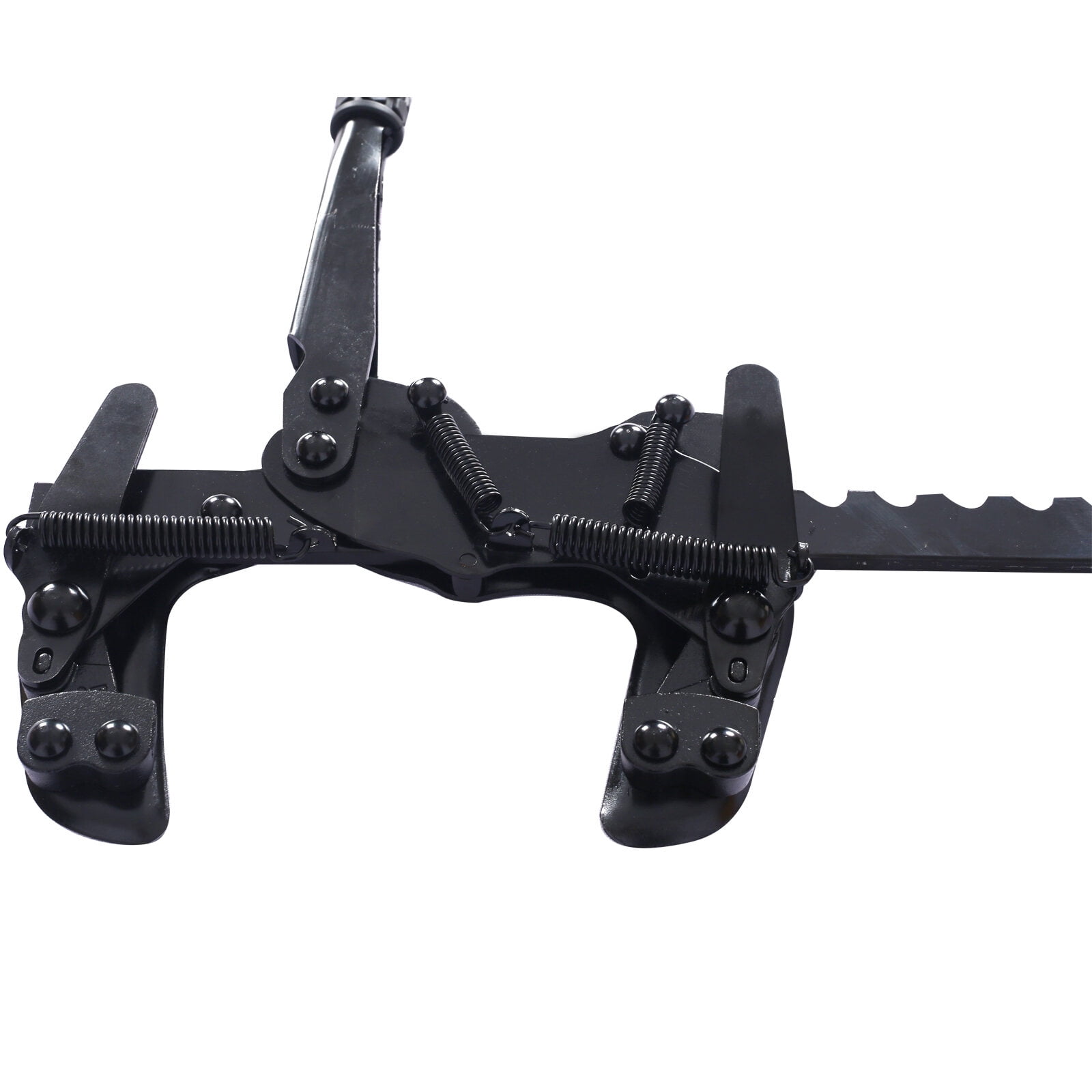 32.7" Black Steel Fence Stretcher, Heavy-Duty Wire Tightener for Barbed & High Tensile Fences (15.7"W)