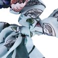 thumbnail image 4 of Cinta de lazo con estampado floral HUOGUO para anudar el pelo, azul claro, 4 of 4