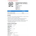thumbnail image 2 of Rear Brake Pad Rotor and Caliper Set - Compatible with 2005 - 2007 Mercury Montego 2006, 2 of 2