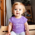 thumbnail image 3 of Girls 1st Birthday Shirt Heart Birthday Girl Shirt for Baby Girls One Year Old Retro Birthday Purple Shirt 12 Months, 3 of 6