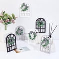 thumbnail image 2 of 1 Set 6 Pcs Wooden Arch Window Decor 3 Colors Farmhouse Wooden Window Sign Wood Window Display Decorations with Bowknot for Farmhouse Home Wall Decor and DIY Crafts, 2 of 5