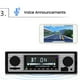 thumbnail image 5 of Saycker Estéreo De Coche con Bluetooth, Radio FM Retro para Coche, Reproductor Inteligente, Receptor Electrónico De Radio FM Automático, Llamadas Manos Libres, Soporte Mp3/Wma/Wav/Aux(Gris), 5 of 5