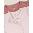 thumbnail image 4 of Little Star 100% Organic Cotton 2 Pack Baby Girls Sleep N Play, 4 of 14
