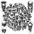thumbnail image 3 of 35pcs Horror Stickers Skull Stickers Gothic Stickers Undead Stickers for Laptops Suitcases Notebooks, 3 of 9