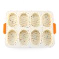 thumbnail image 1 of Bandeja para hornear mini baguettes, bandeja perforada antiadherente, bandeja para tostar pan, molde para hornear pan francés, palitos de pan y panecillos, 1 of 8