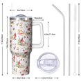 thumbnail image 3 of Christmas Gifts Tumbler 40oz - Stainless Steel Vacuum Insulated w/Straw, Leakproof Travel Cup Gift Set, 3 of 5