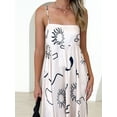 thumbnail image 4 of Vestido largo de verano Tsseiatte para mujer, con tirantes finos, espalda descubierta y corte A, fluido, 4 of 8