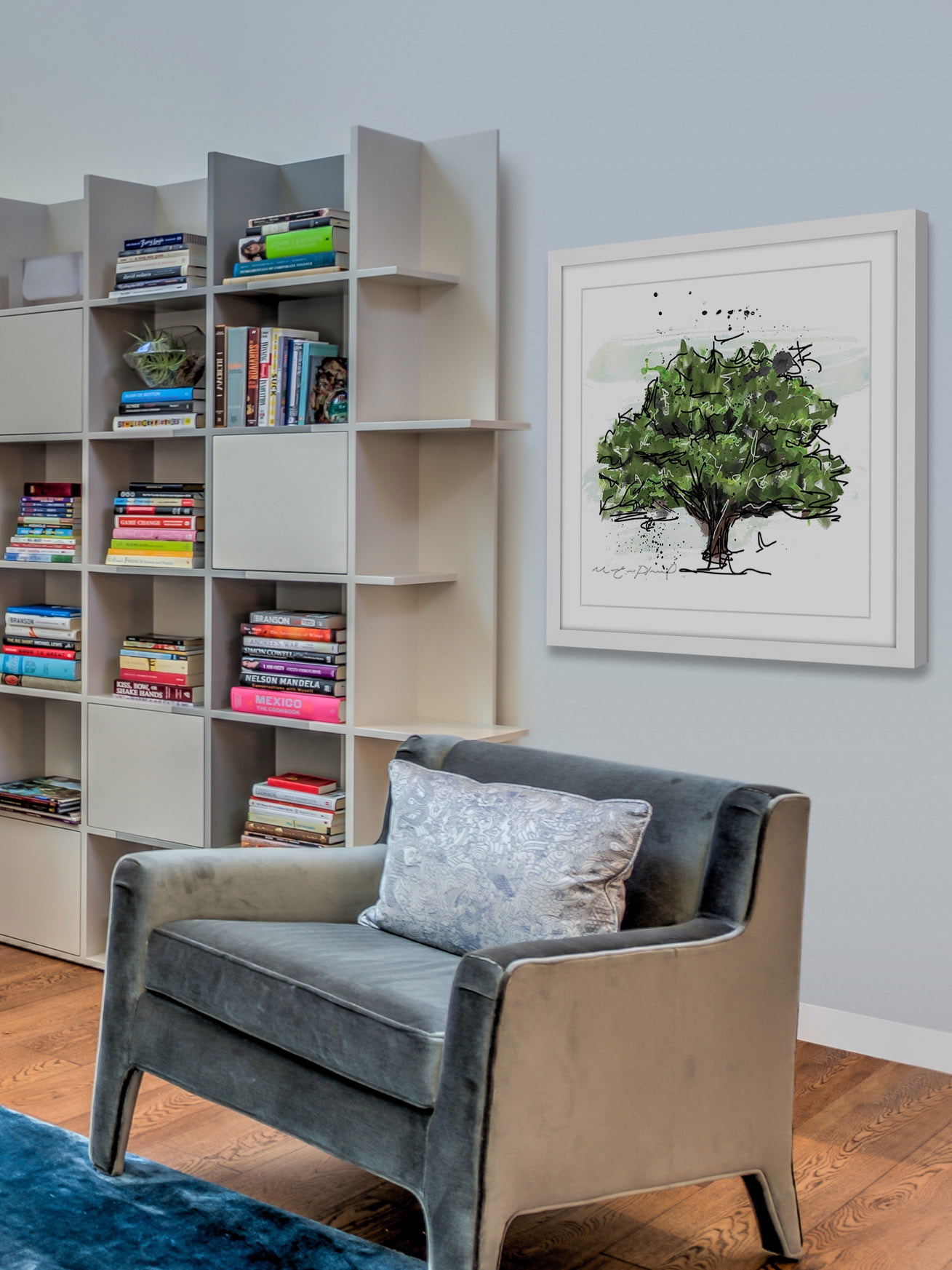 "Chene" Framed Painting Print
