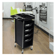 thumbnail image 5 of Carrito Auxiliar Alemine Negro Estética/Belleza 4 Cajones 83cm Eo Safe Imports Negro, 5 of 5