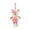 A, variant on 11.8" Pink Fox Hanging Baby Stroller Toy with Rattle, Infant Crib Sensory Wind Chime Plush, 1 Pc