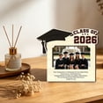 thumbnail image 4 of Graduation Photo 2026 Custom Name Wooden Picture Class Of 2026 Grad Engraved Desk For High School College Graduate, 4 of 6