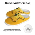 thumbnail image 6 of Lsque Happy Cartoon Star Pattern Womens Comfort Cotton on Scuff With Memory Foam and Anti-skid Sole Slipper-46/47, 6 of 7
