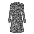 thumbnail image 5 of Neewe Fall Dresses for Women 2025 Boho Floral V Neck Long Sleeve Casual A-Line Mini Dress Sundress with Pocket, 5 of 7