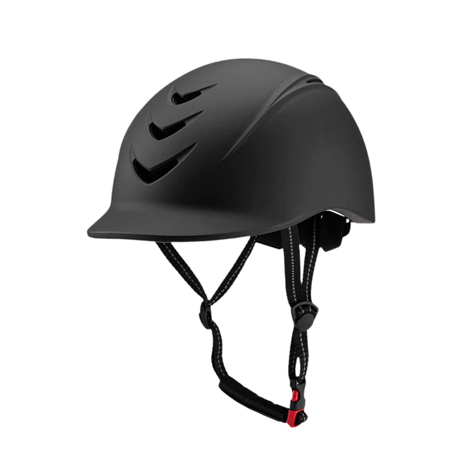 GARENDE Equestrian Helmet Adjustable with Removable Liner Summer Horse Riding Helmet black