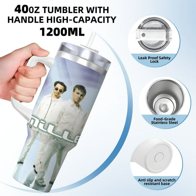 Backstreet Boys Millennium 40 Oz Tumbler With Handle And Straw