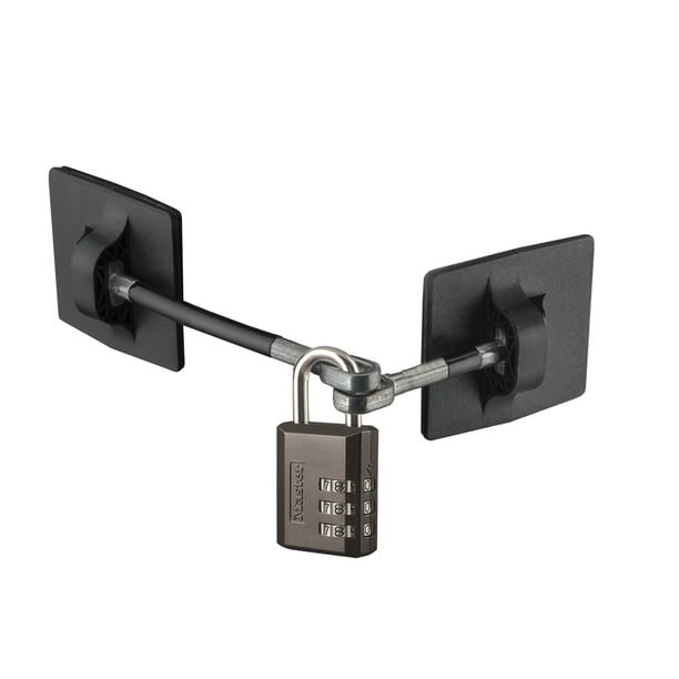 Refrigerator Door Lock with Combination Padlock