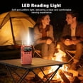 thumbnail image 6 of Portable Radio AM FM,Mini Tansistor Radio,Pocket Radio with Flashlight,Tuning Knob,TF Card Slot,Headphone Jack, 3AA Battery Operated or Plug in Wall,Compact Personal Radios for Gift,Family,Elder,Red, 6 of 7