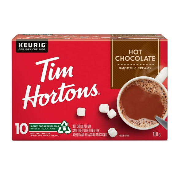 Tim Hortons Hot Chocolate K-cup, Keurig K-Cup 10ct Pod