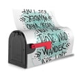 thumbnail image 4 of Fotbe Not All Who Wander Are Lost1 Mailbox Covers Post Letter Box Cover Garden Decor Standard Size-25.5x21 in, 4 of 9