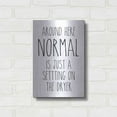thumbnail image 3 of Luxe Metal Art 'Normal Dryer Setting' by lettered & lined, Metal Wall Art, 12"x16", 3 of 9