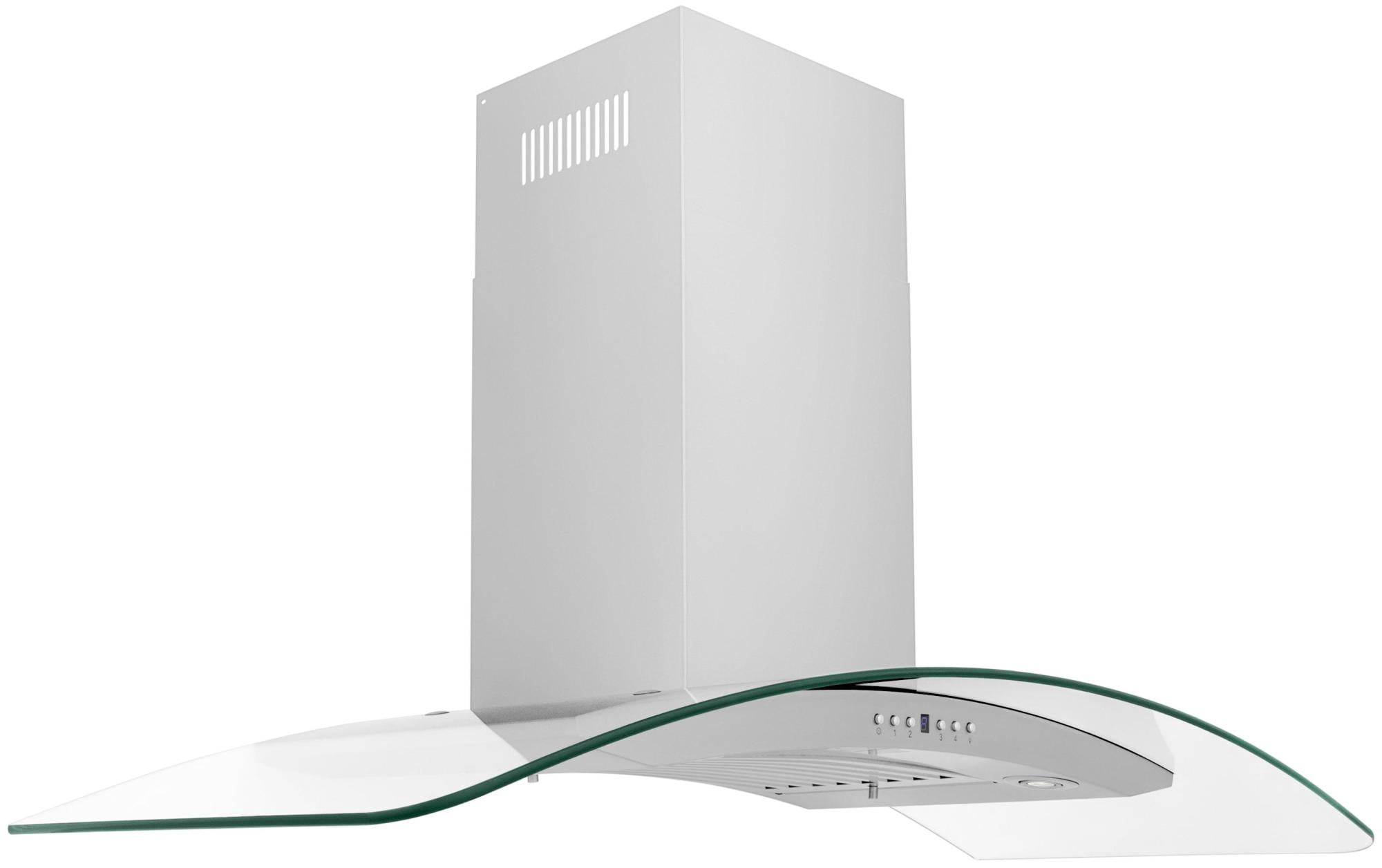 ZLINE 48 in. Wall Mount Range Hood in Stainless Steel & Glass (KN4-48)