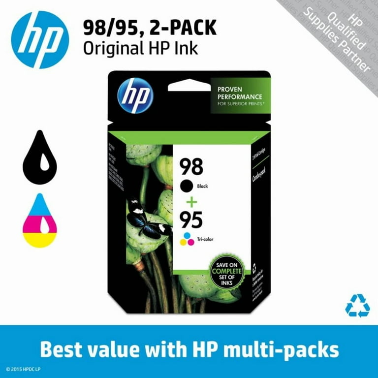 HP Original Ink Cartridges 2-pack - 98 Black/95 Tri-color, 420